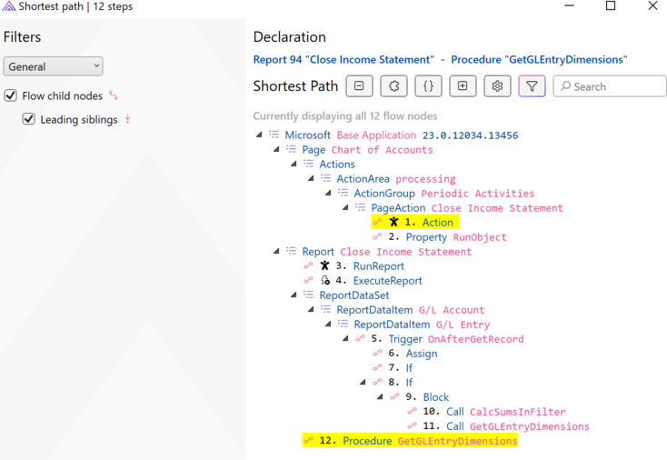 Prism for AL: Find shortest path